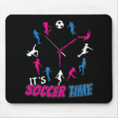 Es ist Fußball-Time-Girls-Fußball-Zitat Mousepad (Vorne)