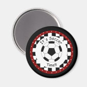 Es ist Fußball-Zeit! Magnet (Vorderseite/Rückseite)
