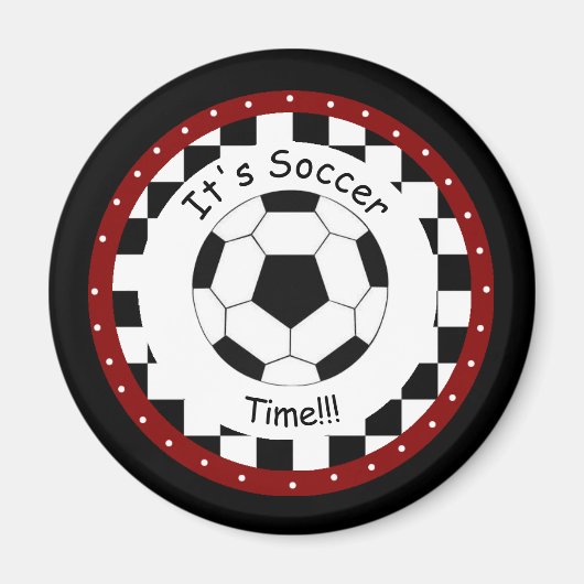 Es ist Fußball-Zeit! Magnet (Vorne)