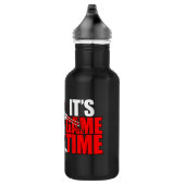 Es ist Game Time - Baseball (rot) Edelstahlflasche (Rechts)