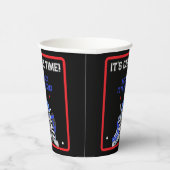 ES IST GAME TIME HOCKEY GEBURTSTAG PAPPBECHER (Rechts)