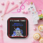 ES IST GAME TIME HOCKEY GEBURTSTAG PAPPTELLER (Party)