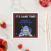 ES IST GAME TIME HOCKEY GEBURTSTAG SERVIETTE (Beispiel)