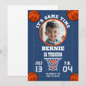 ES IST GAMESZEIT GEBURTSTAG FEIERUNGSPARTY EINLADUNG (Vorne/Hinten)