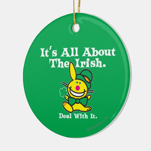 Es ist ganz über das irische (Grün) Keramik Ornament (Links)