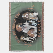 Es ist ganz über die Beagle-Decke Decke (Vorderseite Vertikal)