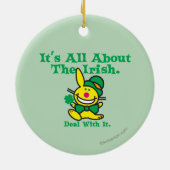 Es ist ganz über die Iren Keramikornament (Hinten)