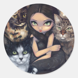 "Es ist ganz über die Katzen-" Aufkleber