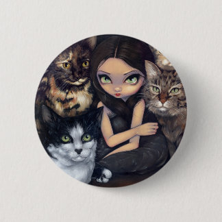 "Es ist ganz über die Katzen-" Knopf Button
