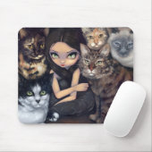"Es ist ganz über die Katzen" Mousepad (Mit Mouse)