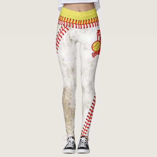 Es ist ganz über Leggings dieses Basis Softball (Vorderseite)