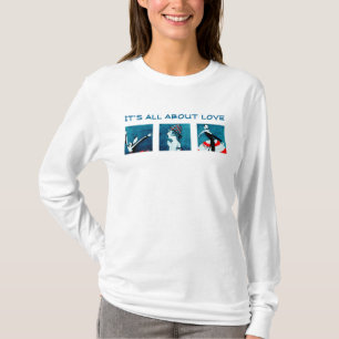 Es ist ganz über Liebe. Geschenk-T - Shirts des