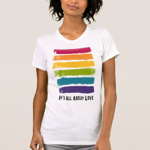 Es ist ganz über Liebe-Regenbogen-T - Shirt
