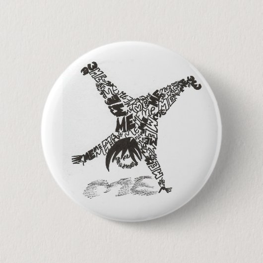 Es ist ganz über mich! button (Vorderseite)