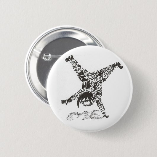 Es ist ganz über mich! button (Vorne & Hinten)