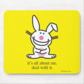 Es ist ganz über mich mousepad (Vorne)