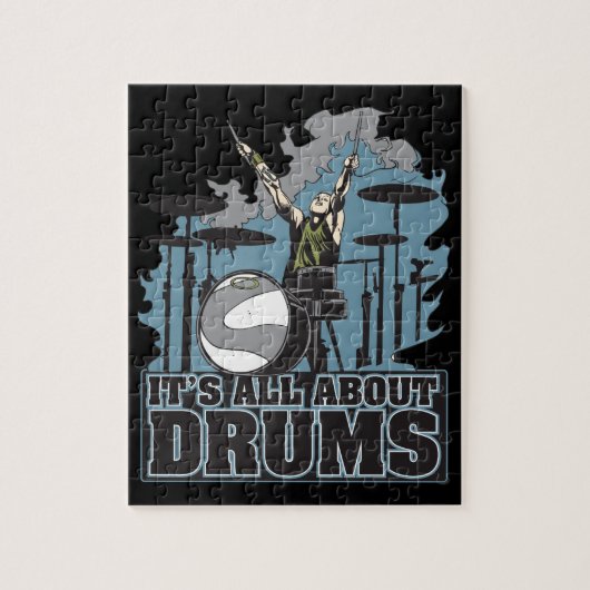 Es ist ganz über Trommel-Puzzlen Puzzle (Vertikal)