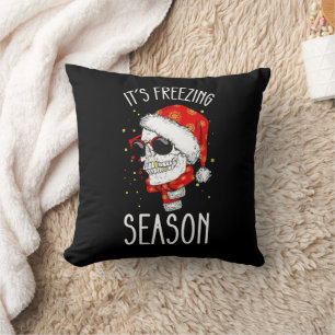 Es ist Gefrierende Winter Schnees Weihnachtsferien Kissen