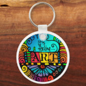 Es ist Gefühl ... KUNST! Schlüsselanhänger für den (Vorderseite)