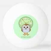 Es ist gelesenes Uhr Tischtennisball (Vorderseite)