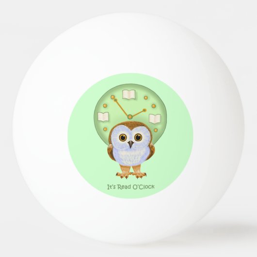 Es ist gelesenes Uhr Tischtennisball (Rückseite)