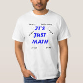 ES ist GERADE MATHE T - T-Shirt (Vorderseite)