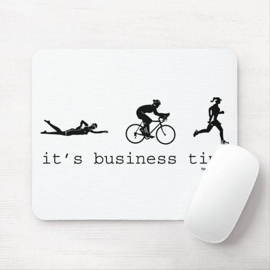 Es ist Geschäfts-Zeit Mousepad (Mit Mouse)