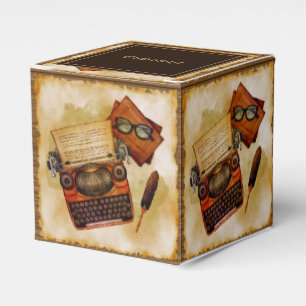 Es ist geschrieben Vintage-Würfel Geschenkschachtel