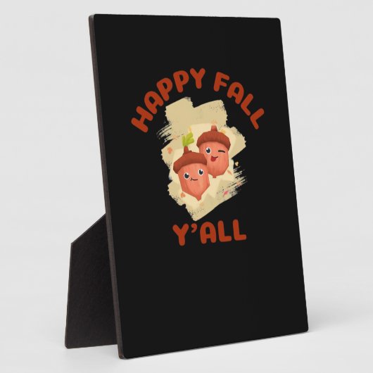 Es ist glücklicher Fall Y’all Creative Lässig Fotoplatte (Seite)