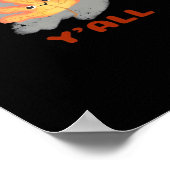 Es ist glücklicher Fall Y’all Retro Classic Poster (Ecke)