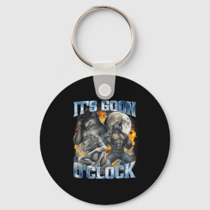 Es ist Goon Oclock Cool Lustig Alpha Wolf Werwolf Schlüsselanhänger