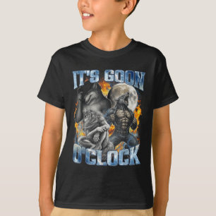Es ist Goon-Uhr Cool Lustiger Alpha-Wolf Werwolf M T-Shirt