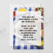 Es ist GRILLEN Zeit, Sommer Grillkoch Einladung (Rückseite)