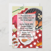 Es ist GRILLEN Zeit, Sommer Grillkoch Einladung (Rückseite)