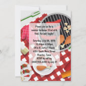 Es ist GRILLEN Zeit, Sommer Grillkoch Einladung (Rückseite)