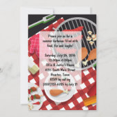 Es ist GRILLEN Zeit, Sommer Grillkoch Einladung (Rückseite)