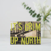 Es ist grimm nach Norden Postkarte (Stehend Vorderseite)