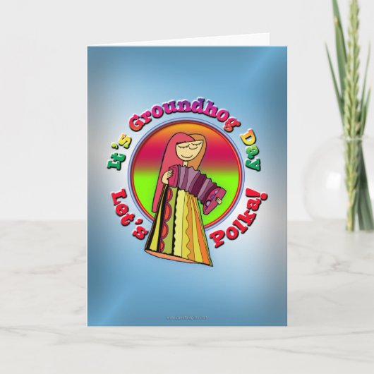 Es ist Groundhog Day! Karte (Vorderseite)