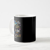 Es ist gut, anders zu sein - Autismus Bewusstsein  Kaffeetasse (Vorderseite Links)