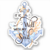 Es ist gut ankerfest aufkleber (Vorderseite)