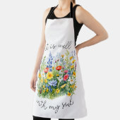 Es ist gut, christliche Wildblume Frühling Schürze (InSitu)