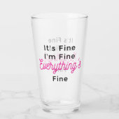 Es ist gut, dass ich gut bin, alles ist gut glas (Rückseite)