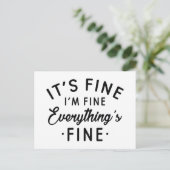 Es ist gut, dass ich gut bin, alles ist gut postkarte (Stehend Vorderseite)