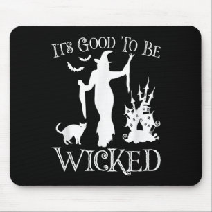Es ist gut, dass man ein lustiges Halloween Y Hexe Mousepad