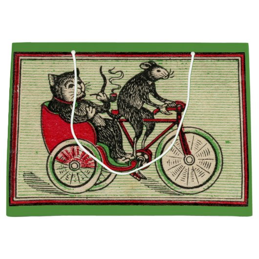 Es ist gut, die Katze zu sein Große Geschenktüte (Vorderseite)