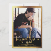 ES IST GUT, EIN GRAD Gold Script 4 Foto Grad zu SE Ankündigung (Vorderseite)