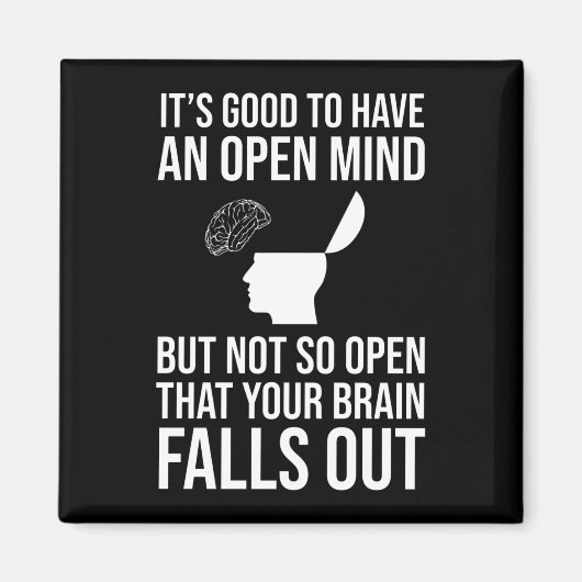 Es ist gut, eine freudvolle Skeptikerin zu haben Magnet (Vorne)