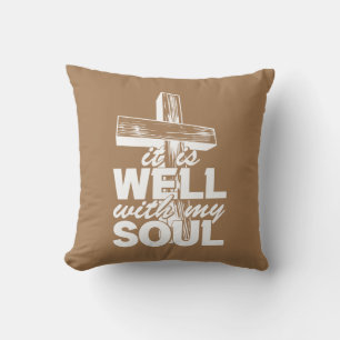 Es ist gut für mein Soul mit Cross Kissen
