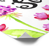 Es ist gut gedruckt poster (Ecke)