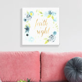 Es ist gut - gehen durch den Glauben nicht durch d Leinwanddruck (Insitu (Wohnzimmer))